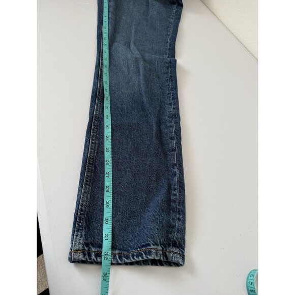 Free People CRVY Siren Low Rise Straight Leg Jeans Size 27‎ Medium Wash - Picture 9 of 10